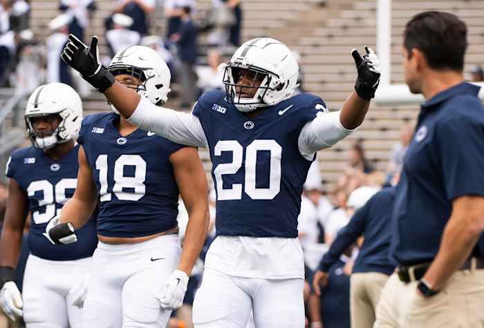 The Las Vegas Raiders could add a pass-rusher like Penn State's Adisa Isaac in the 2024 NFL Draft.